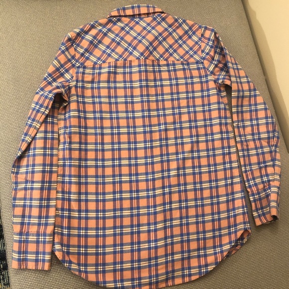 J. Crew Plaid Flannel Boy Shirt - Picture 6 of 6